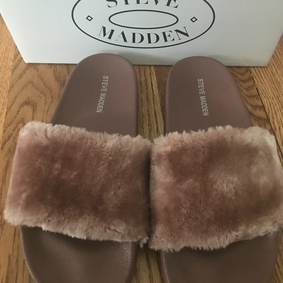 Steve Madden Slides- Mauve - Picture 2 of 3